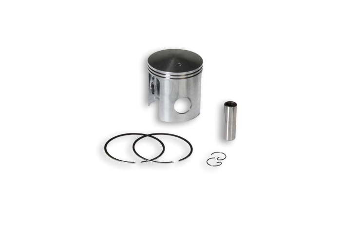 piston 2t ø 53 with pin ø 12 and 2 chrome-plated semi-trapezoidal rings size 0